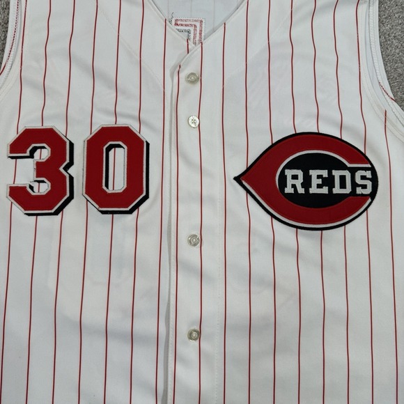 Ken Griffey Jr #30 Cincinnati Reds Authentic On-Field Russell Vest Jersey 44 (L) - Picture 5 of 11